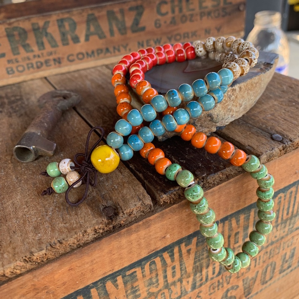 ✨BOHO CERAMIC BEAD MULTI WRAP BRACELET✨ - Picture 2 of 7